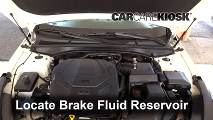 2017 Kia Cadenza Limited 3.3L V6 Brake Fluid Add Fluid